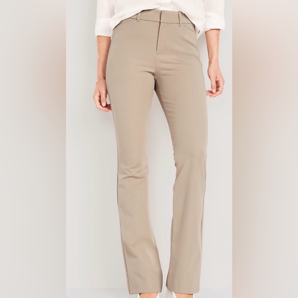Old Navy Pixie High-Waisted Flare Dress Pants